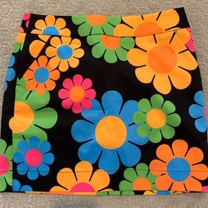 Loudmouth magic, school bus, flower skort